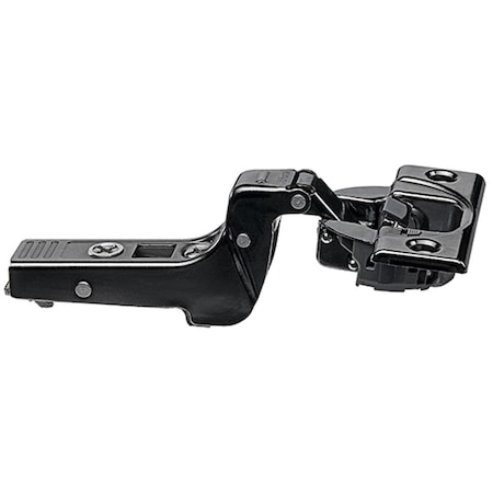 Heat Wave 95 deg Thick Door Screw on Full Cranked Clip Top otion Hinge, Black Onyx HE1075308